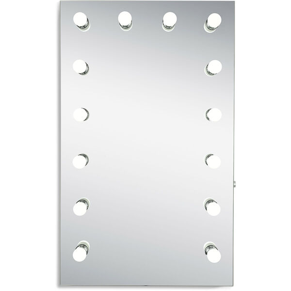 Hollywood Silver Anodized 39-Inch LED Mirror 5000K, image 1
