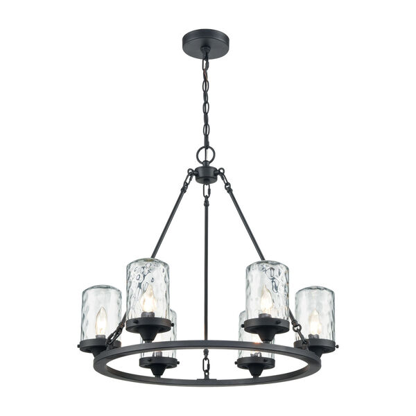 Torch Charcoal Six-Light Outdoor Pendant, image 3