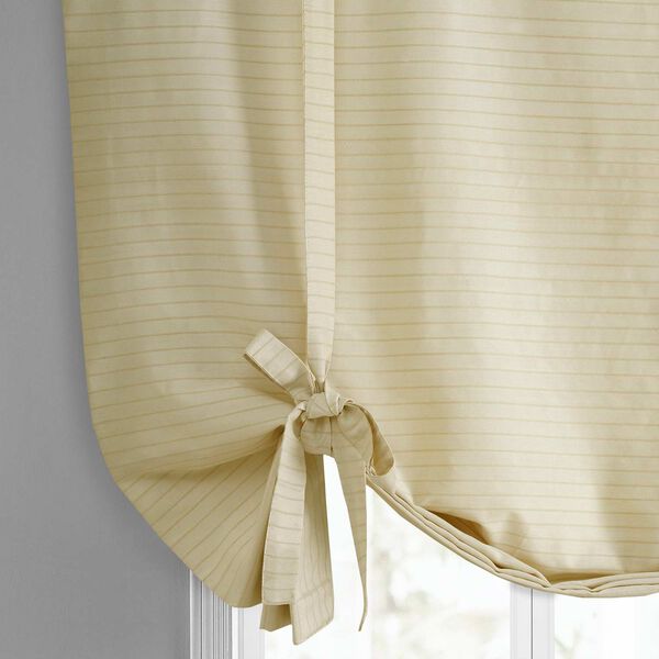 Champagne Beige Hand Weaved Cotton Tie-Up Window Shade Single Panel, image 6