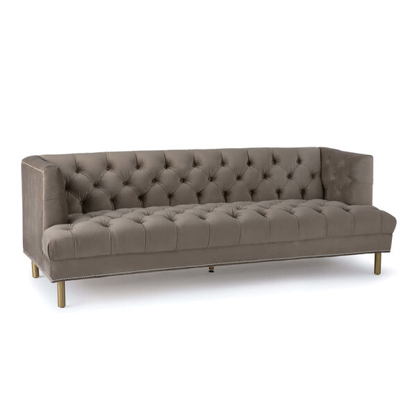 Stella Velvet Bronze Sofa, image 1