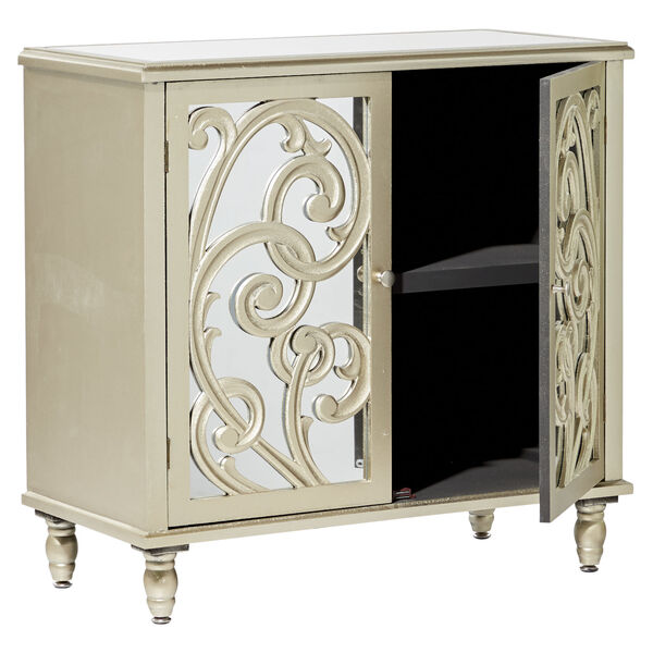 Gold Wood Cabinet, image 3