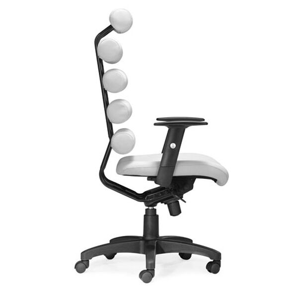 Unico White Office Chair, image 3