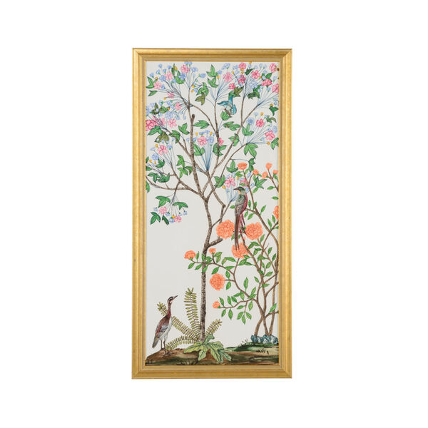 Gold Traditional Chinoiserie I Wall Art, image 1