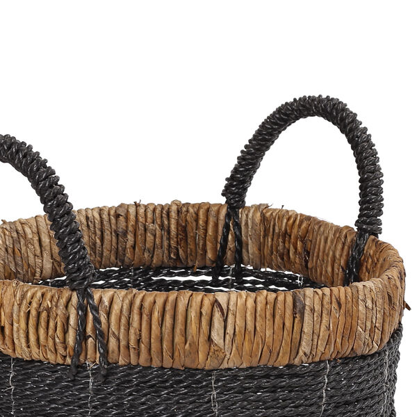 Granada Black Basket, Set of Two, image 6