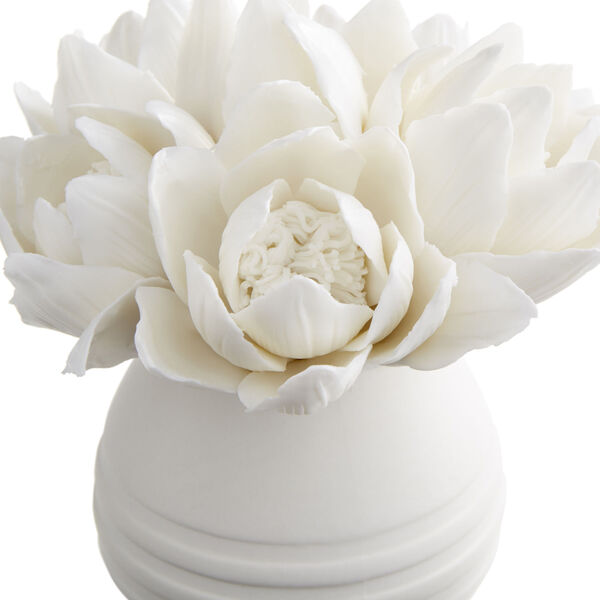 White Blooming Fleur Sculpture, image 3