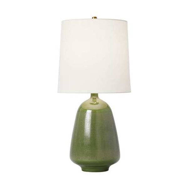 Ornella Green 14-Inch One-Light Table Lamp, image 1