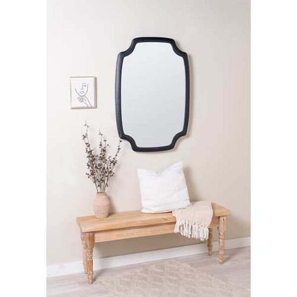 Beverly Matte Black Wall Mirror, image 1