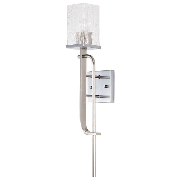 Terrace Polished Nickel One-Light Wall Sconce, image 1