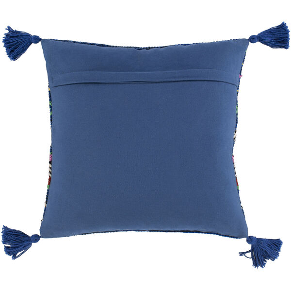 Trenza Dark Blue 20-Inch Throw Pillow, image 2