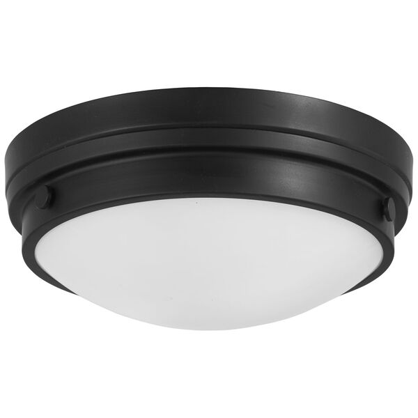 Coal Two-Light Flush Mount with Clear Glass, image 1