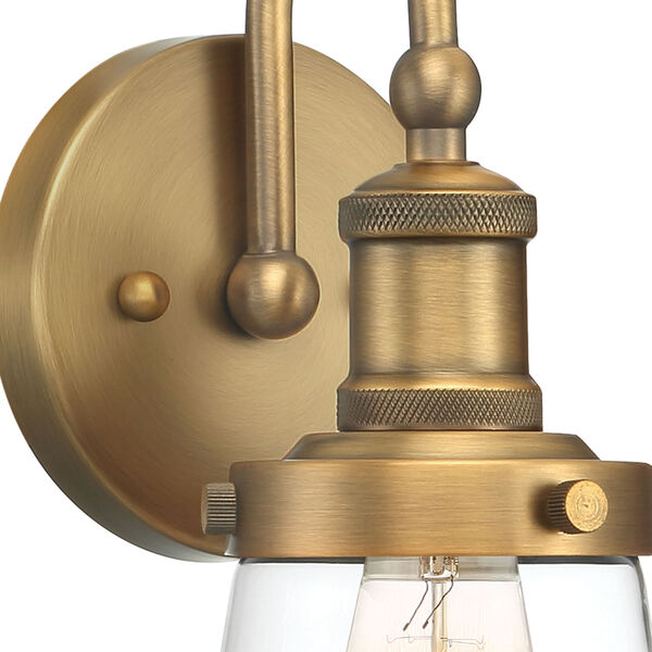 Taylor Old Satin Brass One-Light Wall Sconce, image 6