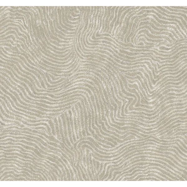 Modern Wood Taupe Wallpaper, image 2