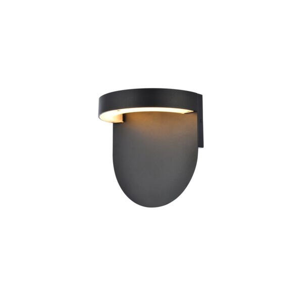 Raine Black 300 Lumens 10-Light LED Outdoor Wall Sconce, image 2