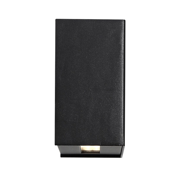 Blok Black Four-Inch Two-Light 3000K LED Wall Sconce, image 3