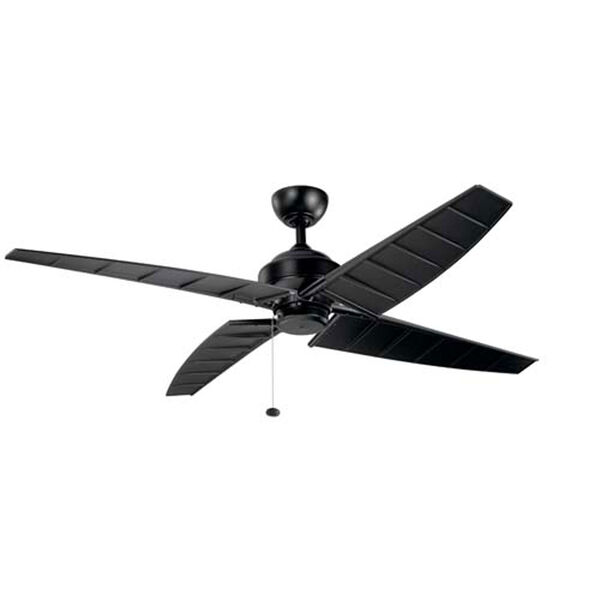 Surrey Satin Black 60-Inch Ceiling Fan, image 1