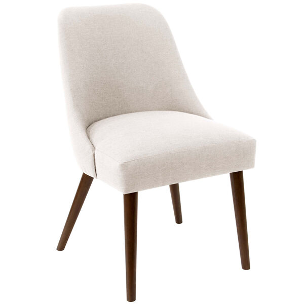 Linen Talc 33-Inch Dining Chair, image 1
