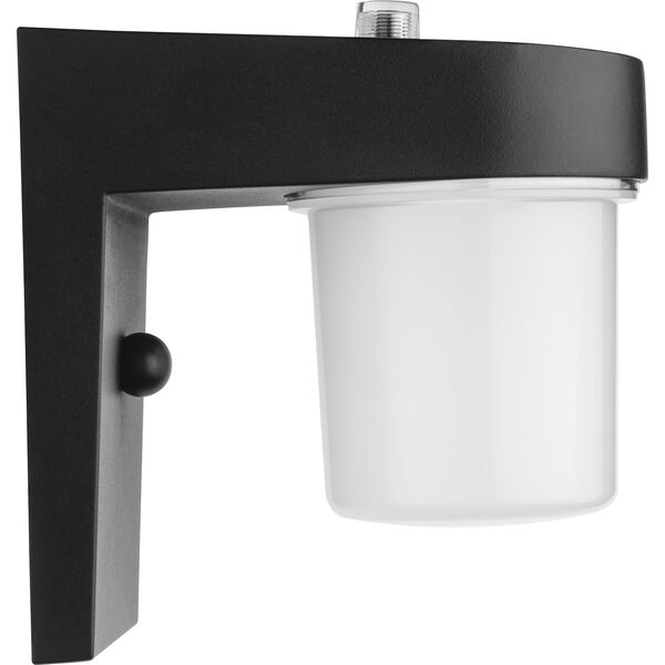 1-Light Outdoor LED Wall Mount Sconce with Dusk to Dawn Photocell in Black, Gen 1, image 2
