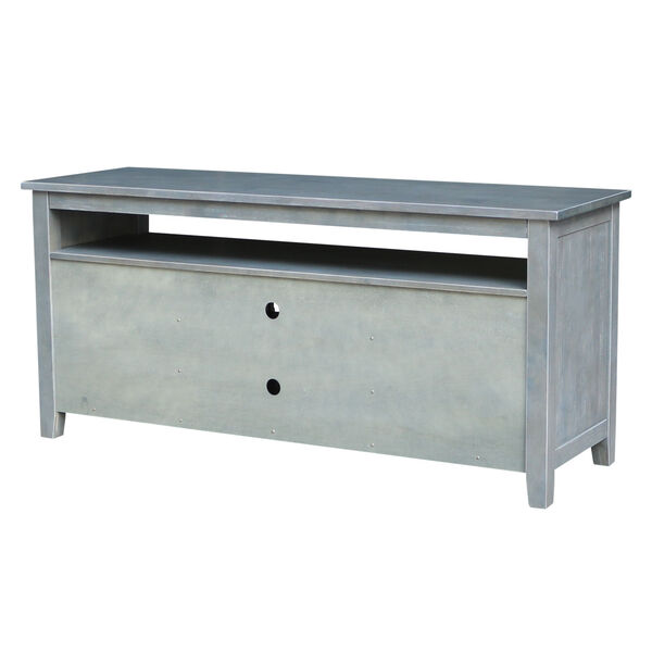 Antique Heathered Gray 57-Inch TV Stand with Two Door, image 5