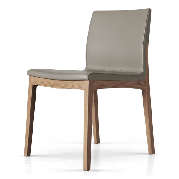 Monza Dove Gray Eco Leather Chair, image 2