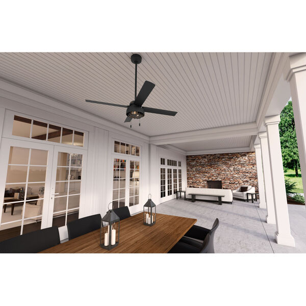 Spring Mill Matte Black 52-Inch Two-Light Ceiling Fans, image 7
