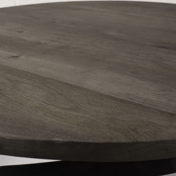 Triumph Brown Round Solid Wood Top Coffee Table, image 6