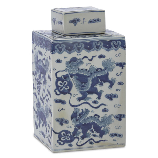 Ming Blue and White Large Lidded Jar, image 1