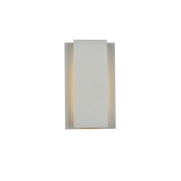 Raine Silver 14-Light LED Outdoor Wall Sconce, image 1