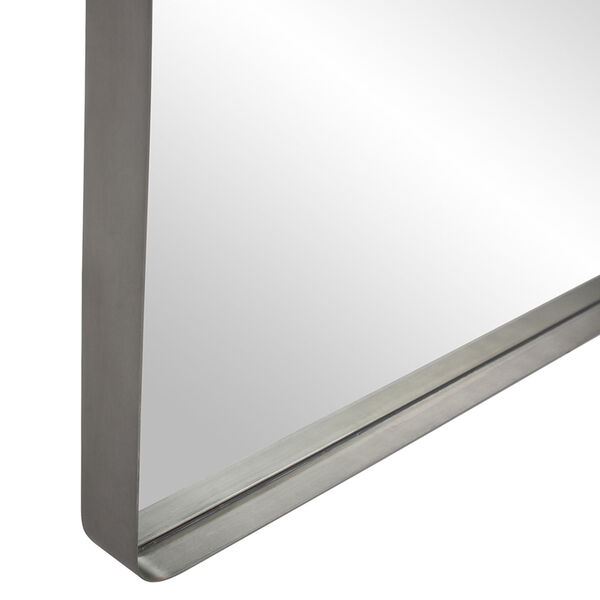 Steele Brushed Silver Wall Mirror, image 3