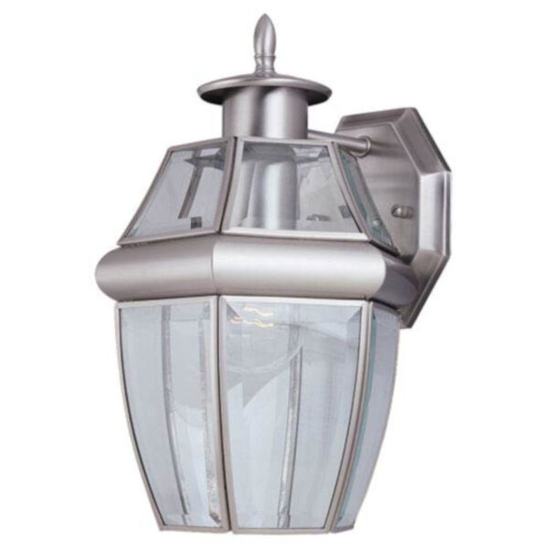 Oxford Nickel One-Light Outdoor Wall Mount, image 1