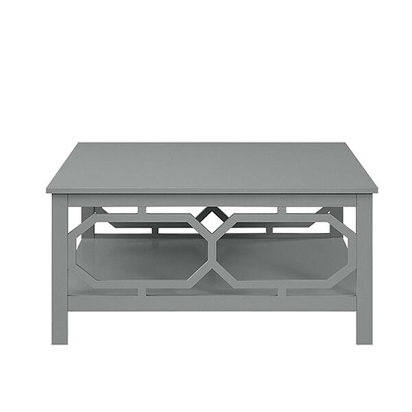 Omega Gray Square 36-Inch Coffee Table, image 5