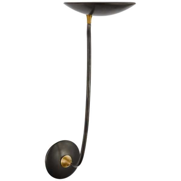 Keira Large Sconce in Bronze and Hand-Rubbed Antique Brass by Thomas O'Brien, image 1