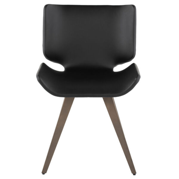 Astra Matte Black Dining Chair, image 2