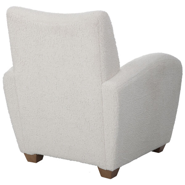 Teddy White Shearling Accent Chair, image 6