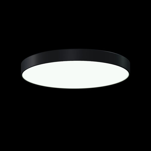 Pi Satin Black 24-Inch Round 3500K LED Surface Mount, image 2