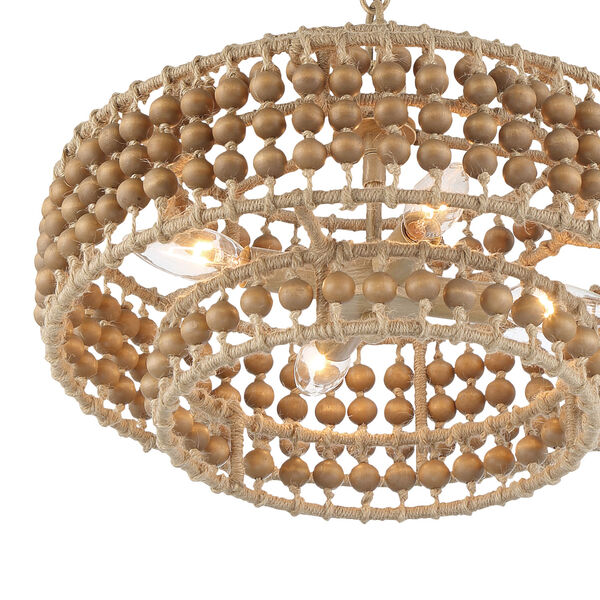 Silas Burnished Silver Three-Light Chandelier Convertible to Semi-Flush Mount, image 3