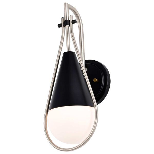 Admiral Matte Black One-Light Wall Sconce, image 2