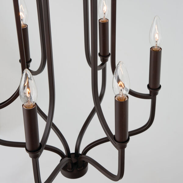 HomePlace Reeves Bronze Six-Light Chandelier, image 3