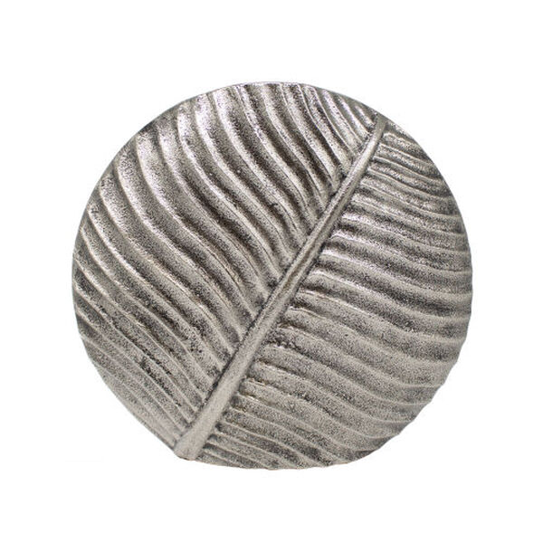 Marty Antique Nickel Textured Round Vase, image 1