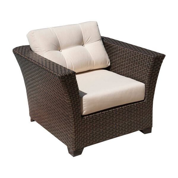Fiji Dark Brown Five-Piece Seating Set with Cushion, image 3