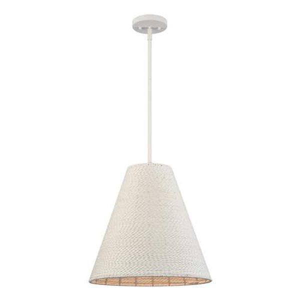 Sophie White Coral 16-Inch One-Light Pendant, image 1