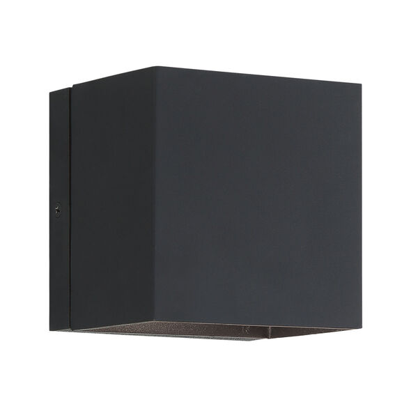 Revolve Black Five-Inch Two-Light LED Outdoor Wall Sconce, image 2