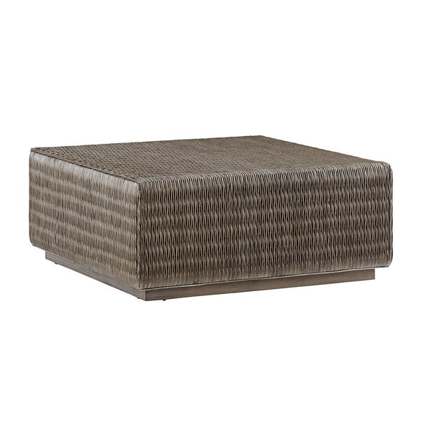 Cypress Point Smoke Gray Seawatch Woven Cocktail Table, image 1