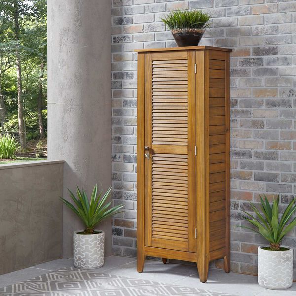 Maho Brown 24-Inch Outdoor Storage Cabinet, image 3