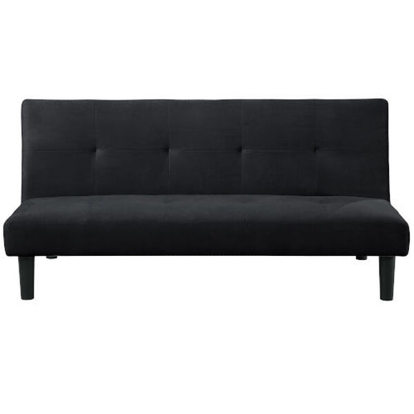 Ellison Black Convertible Sofa, image 2