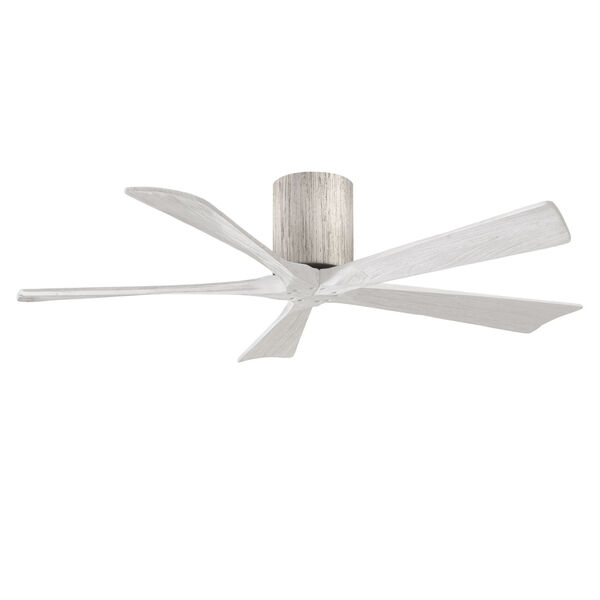 Irene-5H Barnwood and Matte White 52-Inch Outdoor Ceiling Fan, image 1