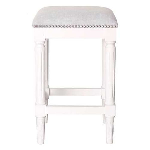 Manchester Alabaster White 27-Inch Counter Stool, image 3