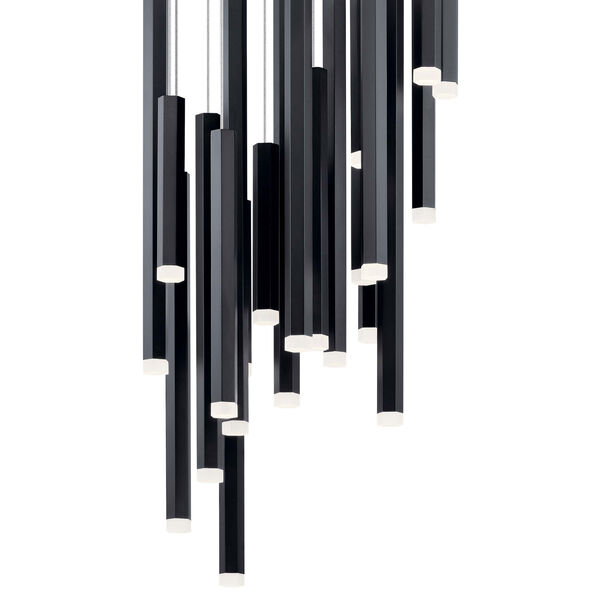 Soho Black 24-Light LED Pendant, image 3