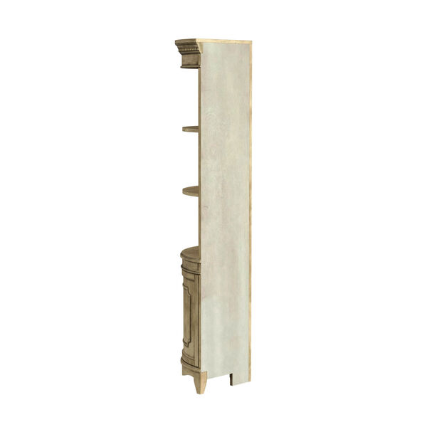 Dowling Antique Beige Corner Cabinet, image 3