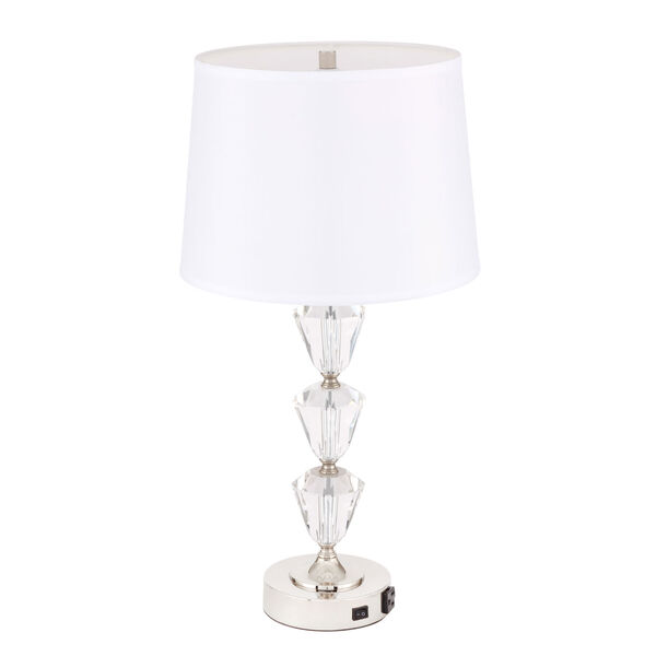 Mae Polished Nickel One-Light Table Lamp, image 5