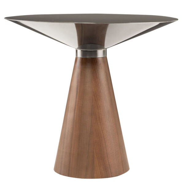 Iris Graphite and Walnut Side Table, image 2